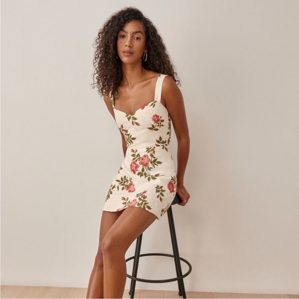 Reformation miso linen dress